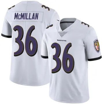 White Men's Dontae McMillan Baltimore Ravens Limited Vapor Untouchable Jersey