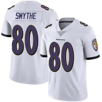 White Men's Durham Smythe Baltimore Ravens Limited Vapor Untouchable Jersey