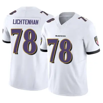White Men's Gerad Lichtenhan Baltimore Ravens Limited Vapor F.U.S.E. Jersey