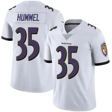 White Men's Jacob Hummel Baltimore Ravens Limited Vapor Untouchable Jersey