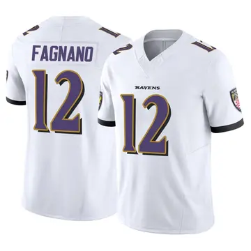 White Men's Joe Fagnano Baltimore Ravens Limited Vapor F.U.S.E. Jersey