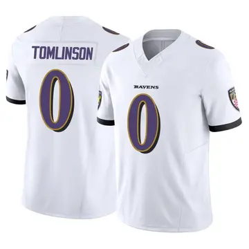 White Men's Laken Tomlinson Baltimore Ravens Limited Vapor F.U.S.E. Jersey
