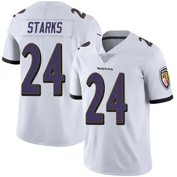 White Men's Malaki Starks Baltimore Ravens Limited Vapor Untouchable Jersey