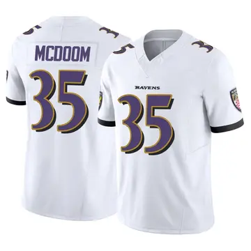 White Men's Matthew McDoom Baltimore Ravens Limited Vapor F.U.S.E. Jersey