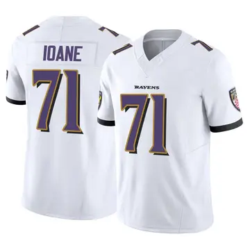 White Men's Olaivavega Ioane Baltimore Ravens Limited Vapor F.U.S.E. Jersey