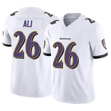 White Men's Rasheen Ali Baltimore Ravens Limited Vapor F.U.S.E. Jersey