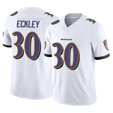 White Men's Ryan Eckley Baltimore Ravens Limited Vapor F.U.S.E. Jersey