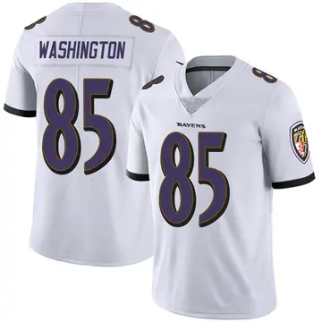 White Men's Scotty Washington Baltimore Ravens Limited Vapor Untouchable Jersey