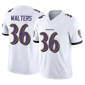 White Men's Silas Walters Baltimore Ravens Limited Vapor F.U.S.E. Jersey