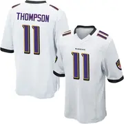 White Men's Skylar Thompson Baltimore Ravens Game Jersey