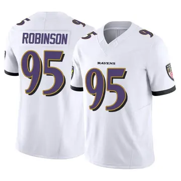 White Men's Tavius Robinson Baltimore Ravens Limited Vapor F.U.S.E. Jersey