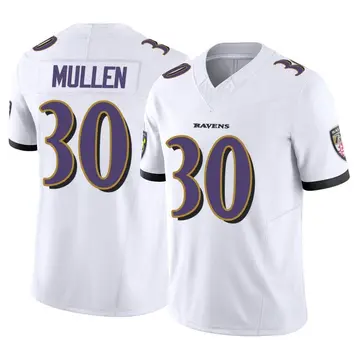White Men's Trayvon Mullen Baltimore Ravens Limited Vapor F.U.S.E. Jersey