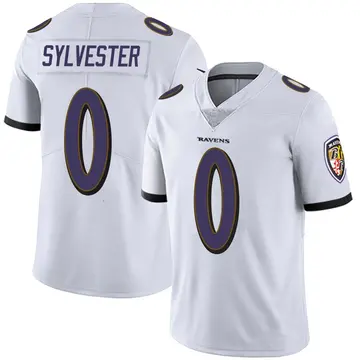 White Men's Trevonte Sylvester Baltimore Ravens Limited Vapor Untouchable Jersey