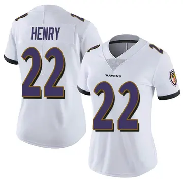 White Women's Derrick Henry Baltimore Ravens Limited Vapor Untouchable Jersey