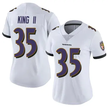 White Women's Desmond King II Baltimore Ravens Limited Vapor Untouchable Jersey