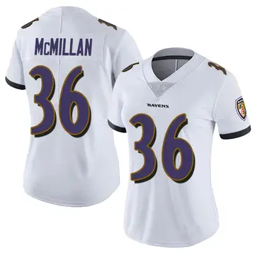White Women's Dontae McMillan Baltimore Ravens Limited Vapor Untouchable Jersey