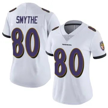 White Women's Durham Smythe Baltimore Ravens Limited Vapor Untouchable Jersey