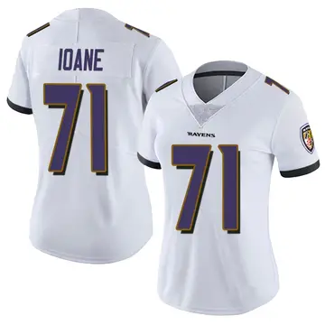 White Women's Olaivavega Ioane Baltimore Ravens Limited Vapor Untouchable Jersey