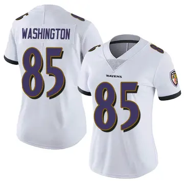 White Women's Scotty Washington Baltimore Ravens Limited Vapor Untouchable Jersey
