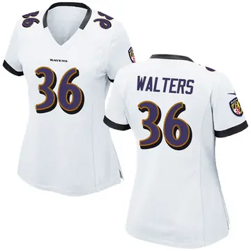 White Women's Silas Walters Baltimore Ravens Game Jersey