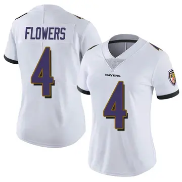 White Women's Zay Flowers Baltimore Ravens Limited Vapor Untouchable Jersey