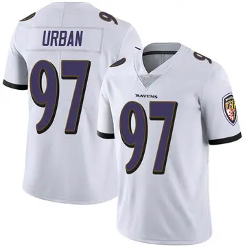 White Youth Brent Urban Baltimore Ravens Limited Vapor Untouchable Jersey
