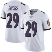 White Youth Chandler Rivers Baltimore Ravens Limited Vapor Untouchable Jersey
