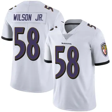 White Youth Dion Wilson Jr. Baltimore Ravens Limited Vapor Untouchable Jersey
