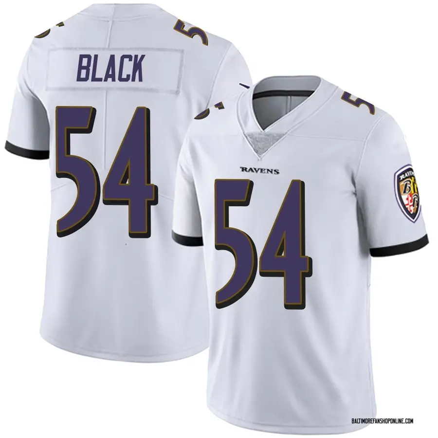White Youth Diwun Black Baltimore Ravens Limited Vapor Untouchable Jersey