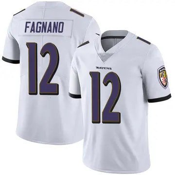 White Youth Joe Fagnano Baltimore Ravens Limited Vapor Untouchable Jersey