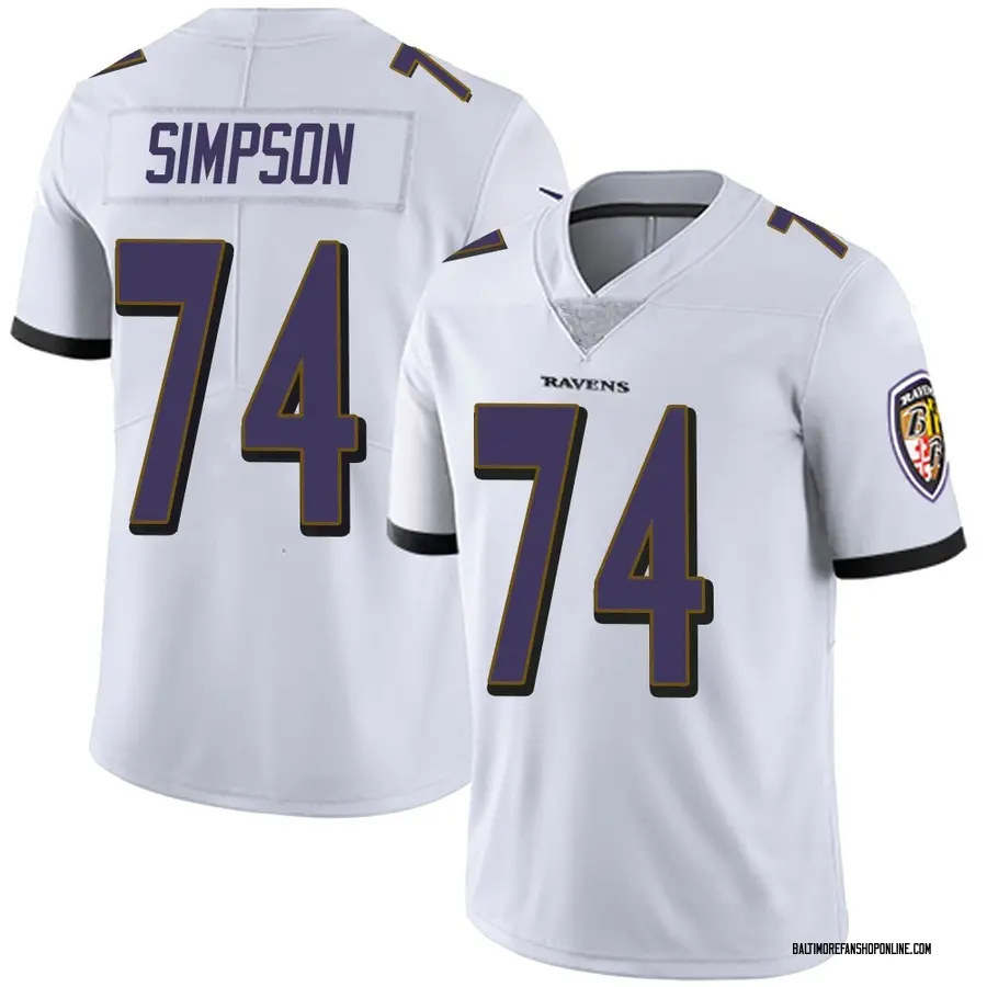 White Youth John Simpson Baltimore Ravens Limited Vapor Untouchable Jersey