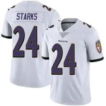 White Youth Malaki Starks Baltimore Ravens Limited Vapor Untouchable Jersey