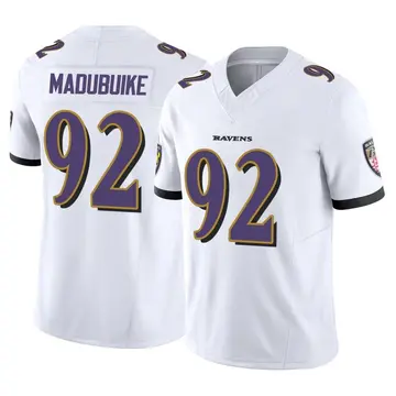 White Youth Nnamdi Madubuike Baltimore Ravens Limited Vapor F.U.S.E. Jersey