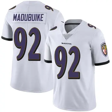 White Youth Nnamdi Madubuike Baltimore Ravens Limited Vapor Untouchable Jersey
