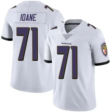 White Youth Olaivavega Ioane Baltimore Ravens Limited Vapor Untouchable Jersey