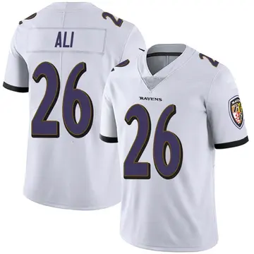 White Youth Rasheen Ali Baltimore Ravens Limited Vapor Untouchable Jersey