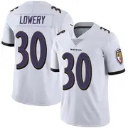 White Youth Reuben Lowery Baltimore Ravens Limited Vapor Untouchable Jersey