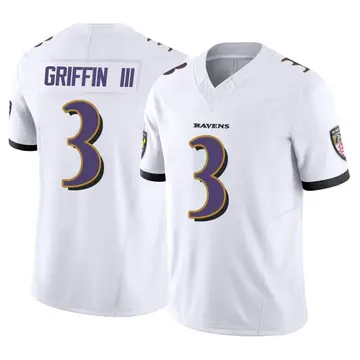 White Youth Robert Griffin III Baltimore Ravens Limited Vapor F.U.S.E. Jersey