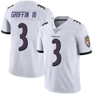 White Youth Robert Griffin III Baltimore Ravens Limited Vapor Untouchable Jersey