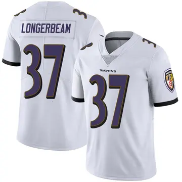 White Youth Robert Longerbeam Baltimore Ravens Limited Vapor Untouchable Jersey