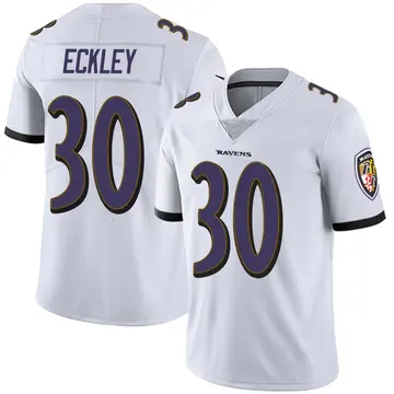 White Youth Ryan Eckley Baltimore Ravens Limited Vapor Untouchable Jersey