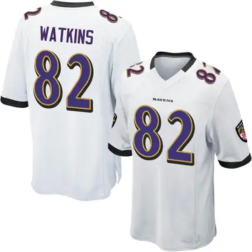 White Youth Sammy Watkins Baltimore Ravens Game Jersey