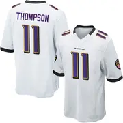White Youth Skylar Thompson Baltimore Ravens Game Jersey