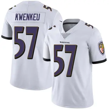 White Youth William Kwenkeu Baltimore Ravens Limited Vapor Untouchable Jersey