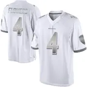 White Youth Zay Flowers Baltimore Ravens Limited Platinum Jersey